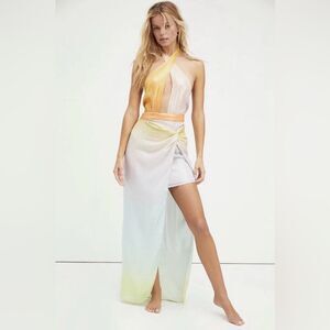 Rococo Sand high low skirt, M